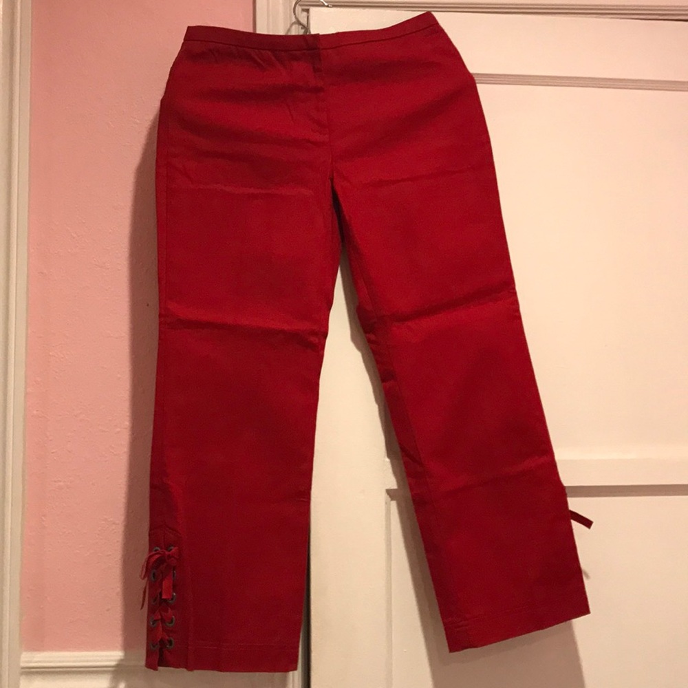 Express Red Capris - image 2